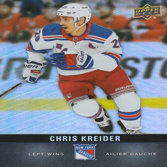 Chris Kreider New York Rangers NHL Hockey Card Collection - 9 Card Set - Picture 2 of 10